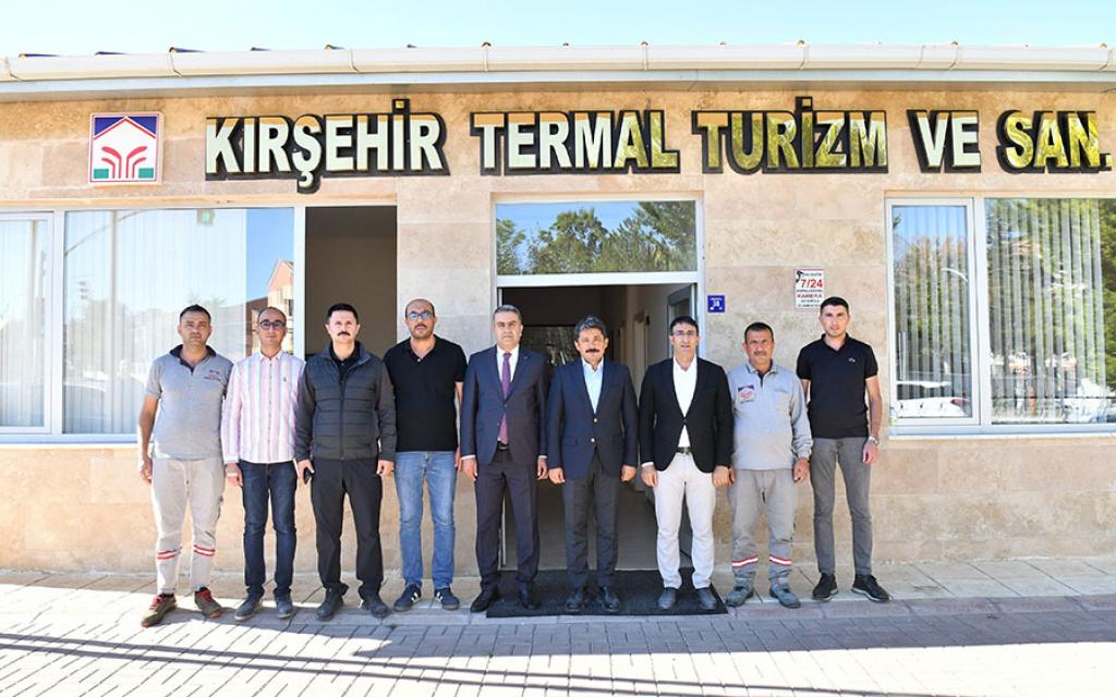 Valimiz Jeotermali Ziyaret Etti